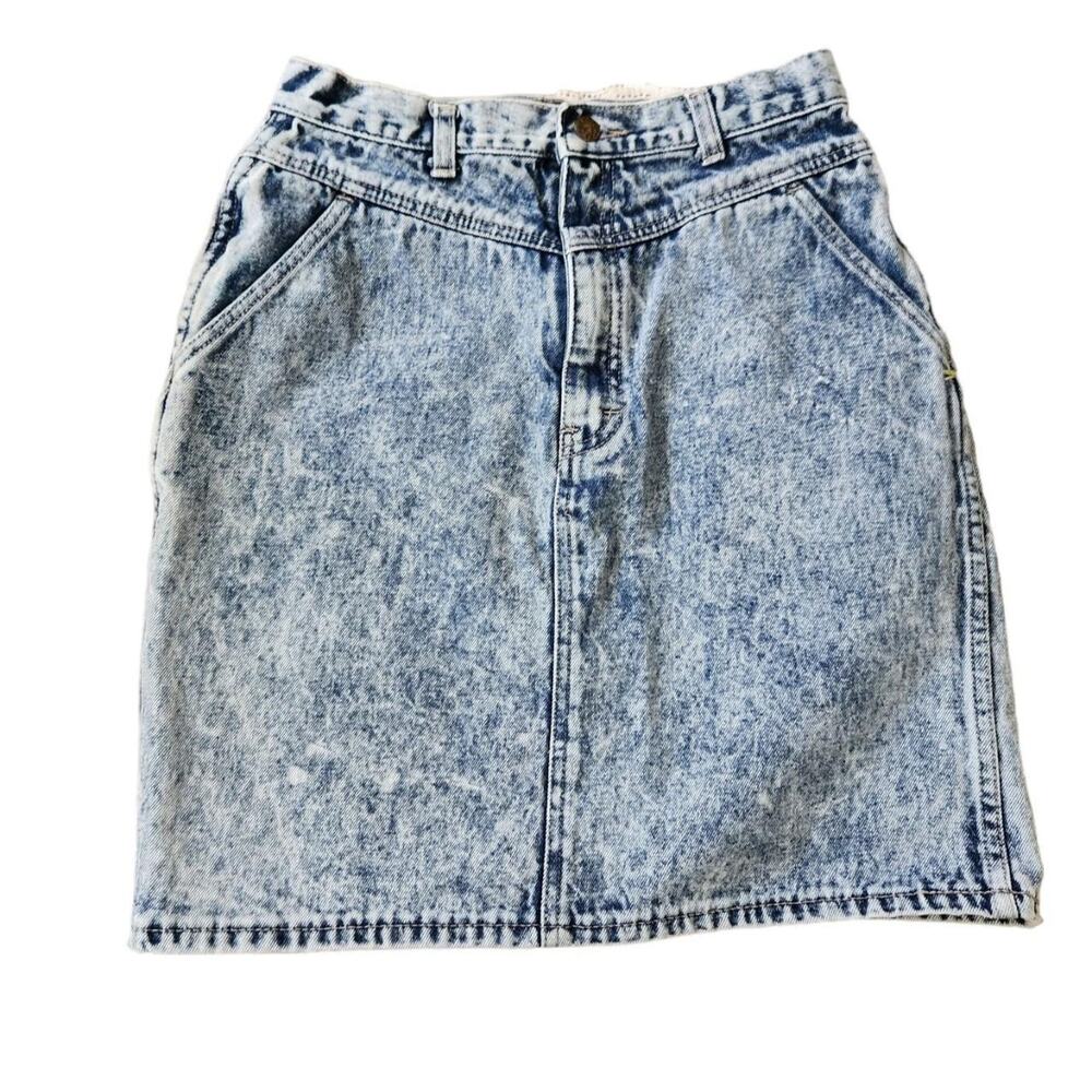 Vintage 80s/90s acid wash skirt